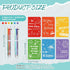 Fulmoon 30 Sets Mini Colorful Inspirational Notebooks and 6 in 1 Multicolor Retractable Ballpoint Pens for Students