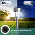 16 Pack GIGALUMI Solar Lights Outdoor Waterproof,Stainless Steel LED Solar Garden Lights for Patio, Lawn, Yard