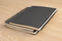 TWONE 3 Packs Soft Cover Notebook, Lined Paper, Black Spiral Notebooks, 100 Ruled Pages, 50 Sheets, 8.25 x 5.55 inch