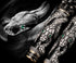 Jinhao Snake Roller Ball Pen, Black Color with Solid Metal Skull Head