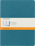 Moleskine Cahier Journal, Soft Cover, XL (7.5" x 9.5"), Ruled/Lined, Brisk Blue, 120 Pages (Set of 3)