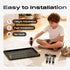3 2 Pack Computer Monitor Stand Riser for Desk, Height Adjustable PC Laptop TV Desktop Monitor Stand Shelf, Metal