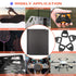 ARRIS 240 x 240 x 3.0MM Carbon Fiber Sheet, Available in Various Thicknesses for RC Aircraft