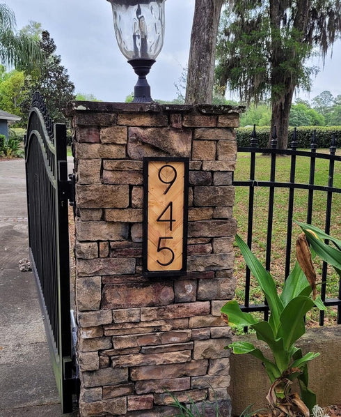 Hardware Set for House Numbers Screws, Modern Floating Address Numbers Mounting System Parts