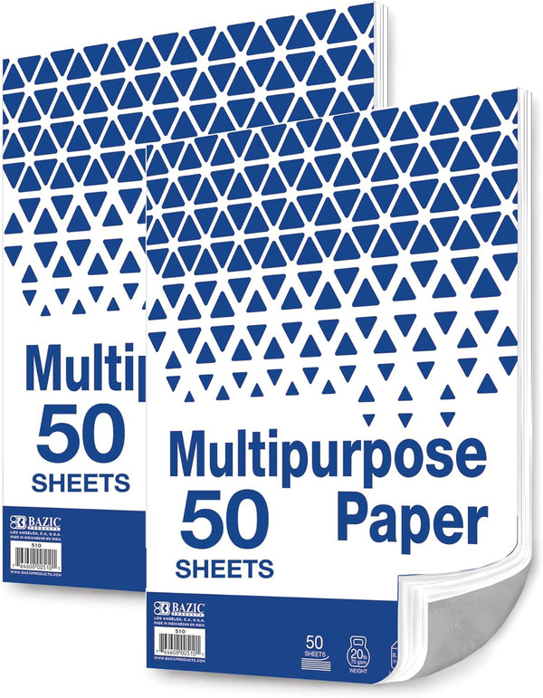 BAZIC Products Blank Paper Copy & Multipurpose Paper - 8.5" x 11"