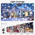 Christmas Snowflake Projector Lights with Outdoor Ground Stakes, IP65 Waterproof Decorative Snowfall LED Lighting for