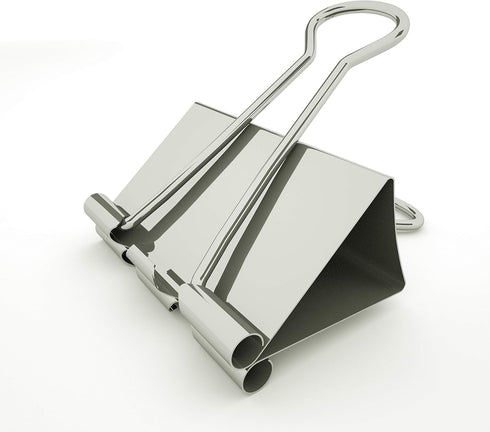 Nctinystore Medium Binder Clips, 1-1/4 Inch Silver Clamp, 24 Count