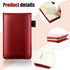 Outus Mini Pocket Notepad Holder Set, 10 Pcs, 50 Lined Sheets, Metal Pen, 8 Pcs 3 x 5 Inch Memo Book Refills, Red