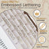 XKDOUS Summaries, 66 9 - Laminated Bible Tabs with Book Large Print Gold Foil Bible Tabs for Women Men, Bible Book Tabs