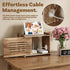 HANLANXUE Wood Router Shelf Projector Shelf Projector Stand Router Storage Box Modem Cable Routers Cover Organized