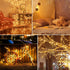 2 Pack 26Ft 80 echosari Battery Operated String Lights, Total LED Fairy String Lights Clear Wire, Waterproof Fairy