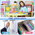 Jetec 32 Pcs Waterproof Mesh Zipper Bags, Toy Storage Bags, Reusable Bikini Organizer Bags, Multipurpose for Office