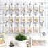 HUHOLE 80 Pack Pegboard Hooks, J-Hook, 1 Inch Silver Hooks, Ideal Display Pegs for Hanging Jewelry, Tools, Retail Items