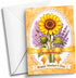 Mothers Day Card Sunflower, Sunflower Mothers Day Gift For Women Mom Grandma