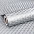 15.8inx23ft ReWallpaper Stainless Steel Backsplash Wallpaper Peel and Stick Oil Resistant Brushed Silver Contact Paper