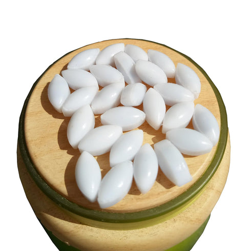 Magnetic Stirrer Stir Bar, PTFE Magnetic Mixer, Olive Shape, 10pcs (5X10mm)