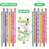 Leinuosen 72 Pcs Scented HB Pencils for Kids, Colorful Fun Wood Pencils with Erasers for School Office Classroom