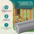 RXWJZP 304 1/2 inch 19 (8in10ft) Stainless Steel Hardware Cloth Wire Mesh Roll, Gauge Welded Fence for Garden