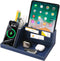 Desk Organizer with Charging Station, Nightstand Organizer Phone Docking Station, Men Gift