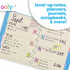 Ooly Oh My Glitter! Glitter Highlighter Pens Set of 6 - Neon Colors, Chisel Tip for Note Taking & Art