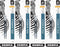 Refill for G-301 Gel Rollerball Pens, Blue Med Point, 4 Pack (2pcs each)