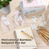 LUMINFLY Set 50 Employee Appreciation with Bamboo Ballpoint Pens, Thank You Card & Organza Bag, Green Plant-Themed