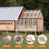 generic 6x27 Grommets Heavy-Duty Clear Tarp for Chicken Coop FT All-Weather Waterproof PVC Cover with Metal for Chicken