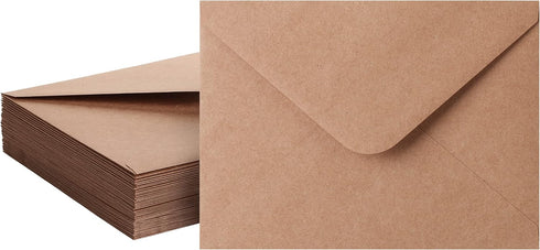 Mr. Pen Kraft Envelopes, 39 Pack, 5 x 7 Inch A7 Brown Card Envelopes, Invitation and Postcard Envelopes