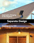 IP65 Solar Pendant Light Indoor Outdoor, Solar Shed Light Waterproof Metal Powered Hanging Chandelier, Gazebo Lights