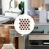 72 0.79 inch 20 mm Walnut Self-Adhesive Screw Hole Stickers - pcs. / Peel Stick Dust Proof Tape, Water Resistance PVC