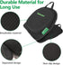 Small Travel Seat Cushion,Gel Memory Foam Seat Cushion,Supportive Butt Pillow,Portable and Foldable for Long Sitting