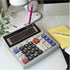 Lily's Home Large Desktop Calculator with Built-in Pen & Pencil Holder, 12-Digit Display for School and Office