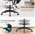 Ergonomic Drafting Chair, Tall Office Chair with Flip-up Armrests, Breathable Mesh High Desk Chair with Lumbar Support
