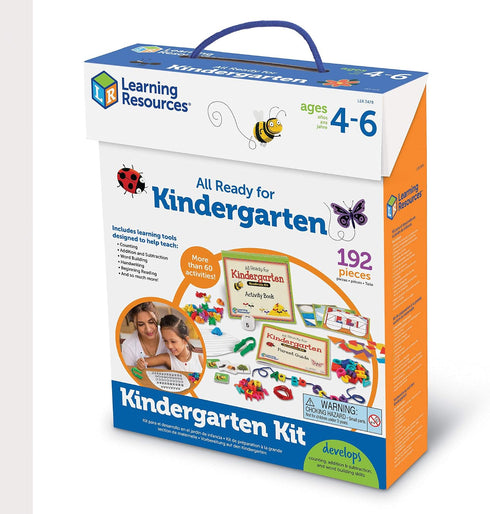 Learning Resources All Ready for Kindergarten Readiness Kit - Classroom Must Haves, Toddler Activities, Homeschool