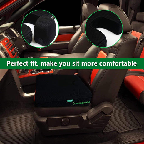 IHEALTHCOMFORT(19.717.7inches Extra Large Sciatica Seat Cushion for Office Chair,Oversized Car and Truck Seat