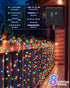 2 Pack 46Ft 120 8 IP65 Brightown Solar String Lights Outdoor, Each LED Solar String Lights for Outside with Modes