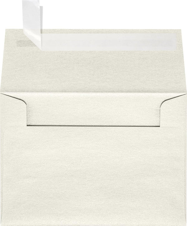 LUXPaper 4Bar A1 Invitation Envelopes | Peel & Press | 3 5/8" x 5 1/8" | Quartz Metallic | 80lb Text | 50 Count