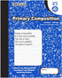 BAZIC Primary Journal Composition Book, Blue Marble, 100 Sheet Writing Grades K-2 Notebook
