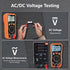 Multimeter Tester 2000 Counts Digital Multimeter with DC AC Voltmeter, Ohm Volt Amp Meter, and NCV