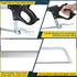 16 Inch Butcher Saw Meat and Bone, Professional Meat Processing Saw with Stainless Steel Blade, Quick Release Black