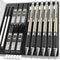 Nicpro 0.7 mm Art Mechanical Pencils Set - 6 PCS Metal Drafting Pencil with 0.7mm Tube HB Lead Refills