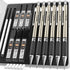 Nicpro 0.7 mm Art Mechanical Pencils Set - 6 PCS Metal Drafting Pencil with 0.7mm Tube HB Lead Refills