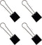Super Extra Large Binder Clips, Black 2-1/3in (4-Pack)