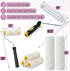 9 Inch 17 4" 9" 4" 9", Bates- Paint Roller Kit, pcs, Plastic Paint Tray, Clear Disposable Tray Liners, & Roller Frame