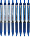 Pilot Precise V5 RT Refillable & Retractable Rolling Ball Pens, Extra Fine Point 0.5mm, Blue, Pack of 8