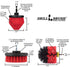 Drill Brush Power Scrubber by Useful Products - Wood Cleaner, Concrete Cleaner, Stiff Bristle Brush for Cleaning