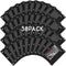 IKAYAS 38 Pack Black Pencil Pouch for 3 Ring Binder, Bulk Pencil Case for Classroom Supplies