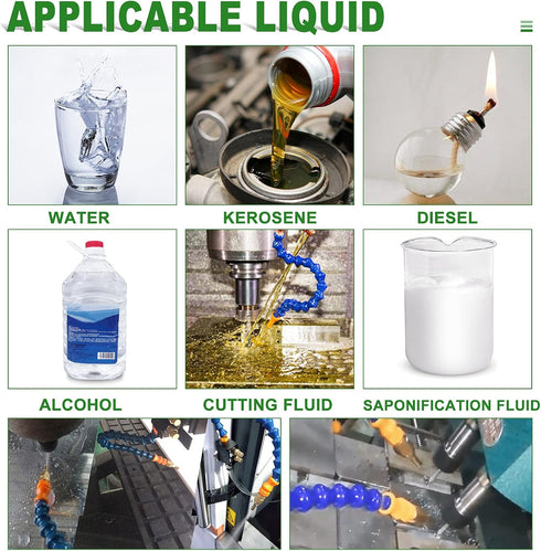 TAISHER Mist Coolant Spray System for Metal Cutting, Engraving, CNC Lathe, Milling, Drilling Machine