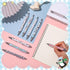 Ireer 8 Pcs Ballpoint Pens for Women, 1.00 mm Cute Writing Pens, Black Ink Fancy Fine Point for Journaling, Aesthetic