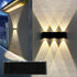 Mrzxy Solar Lights Outdoor Up and Down Waterproof Aluminum Solar Sconce Dusk